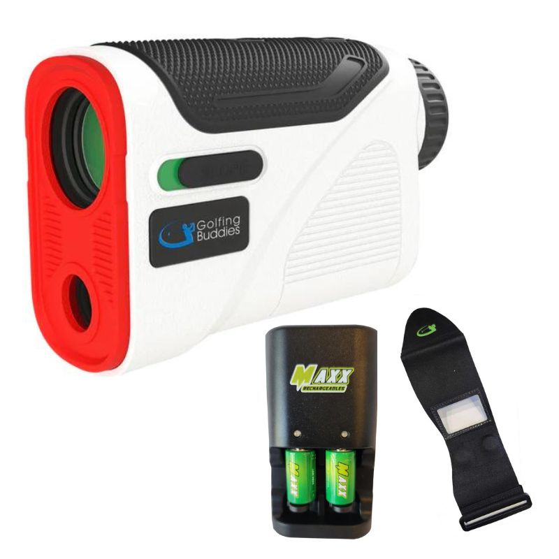 Golfing Buddies Complete Laser Rangefinder Package White