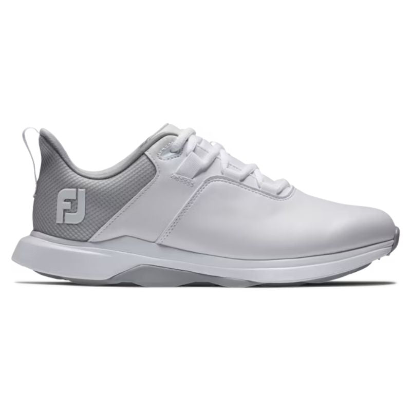 FootJoy Women&#39;s ProLite Golf Shoe Women&#39;s Shoes Footjoy White/Grey Medium 6
