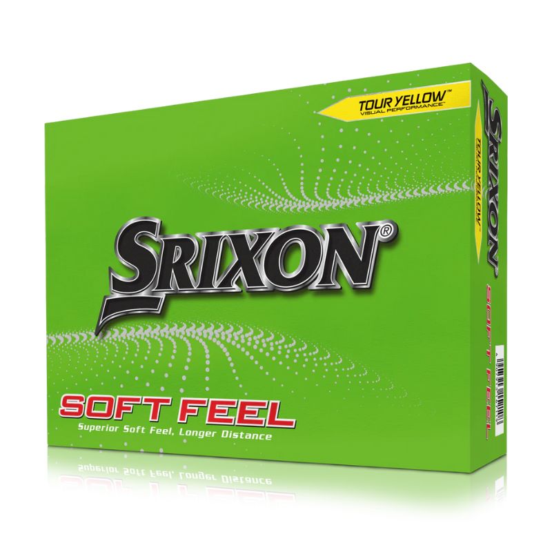 Srixon Soft Feel Golf Ball Golf Balls Srixon Tour Yellow  