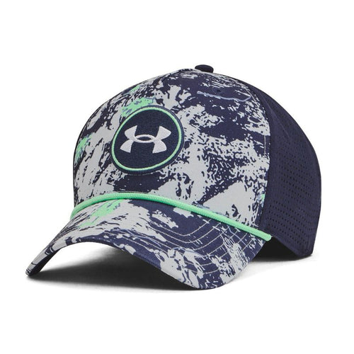 Under Armour Drive Snapback Hat Hat Under Armour Halo Gray/Matrix Green OSFA 