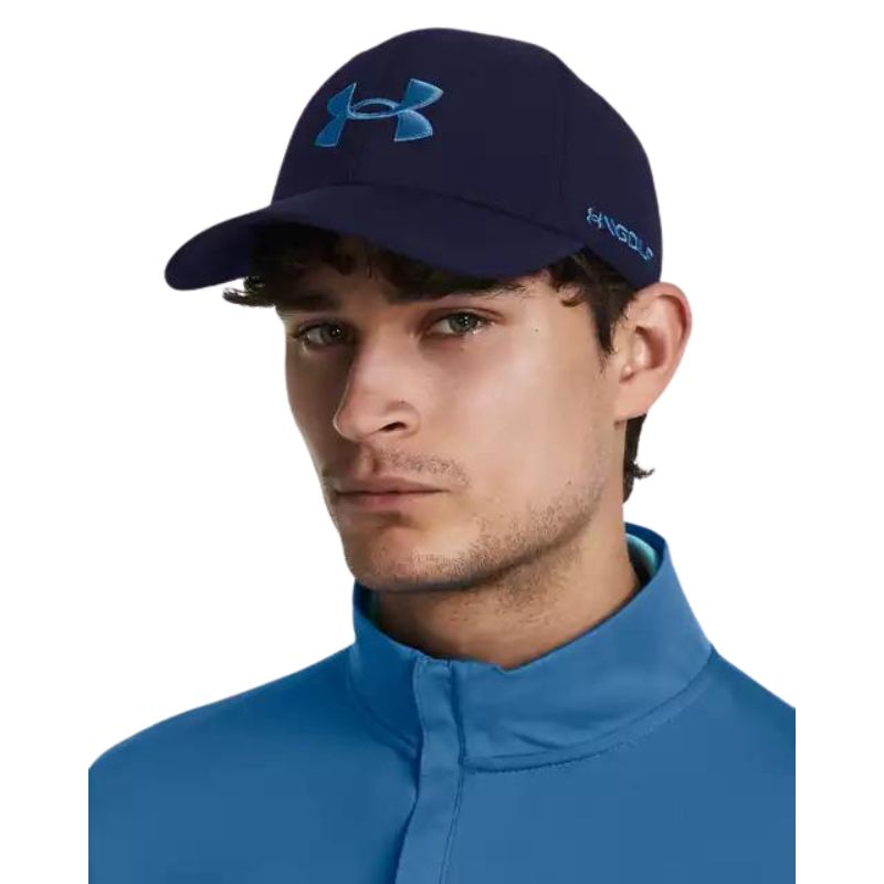 Under Armour Golf96 Hat Hat Under Armour Midnight Navy/Photon Blue OSFA 