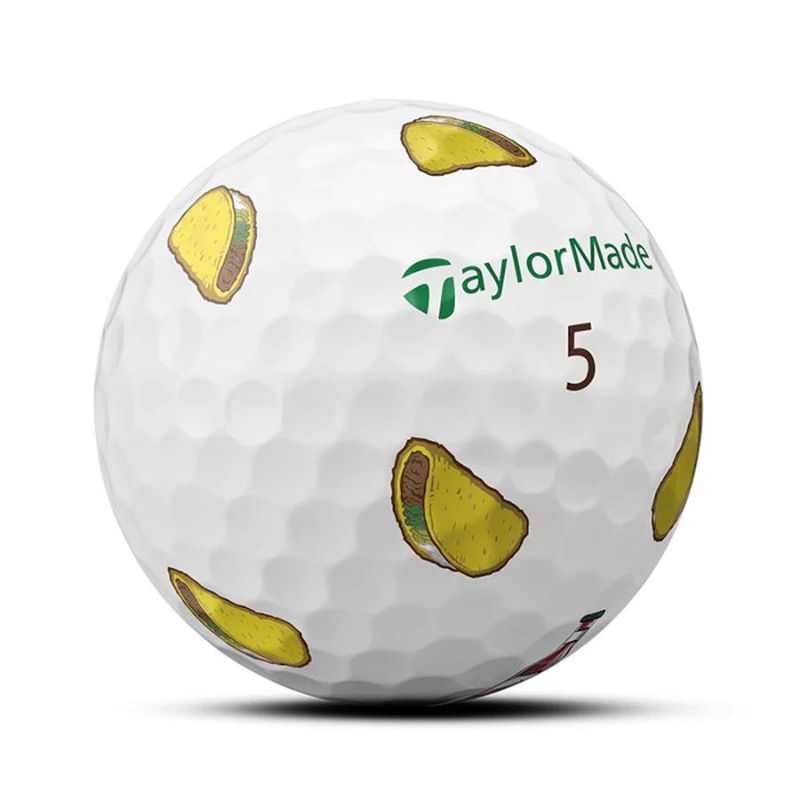 TaylorMade TP5x PIX Taco Golf Balls Golf Balls Taylormade   