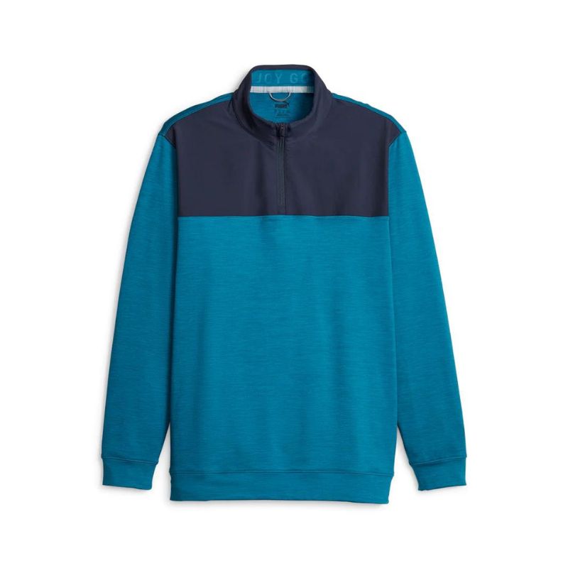 Puma CLOUDSPUN Colorblock Golf 1/4 Zip Men&#39;s Sweater Puma   
