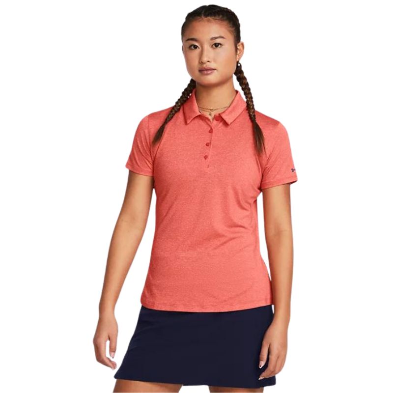 Under Armour Women&#39;s Playoff Short Sleeve Polo Women&#39;s Shirt Under Armour Solstice Red XS 