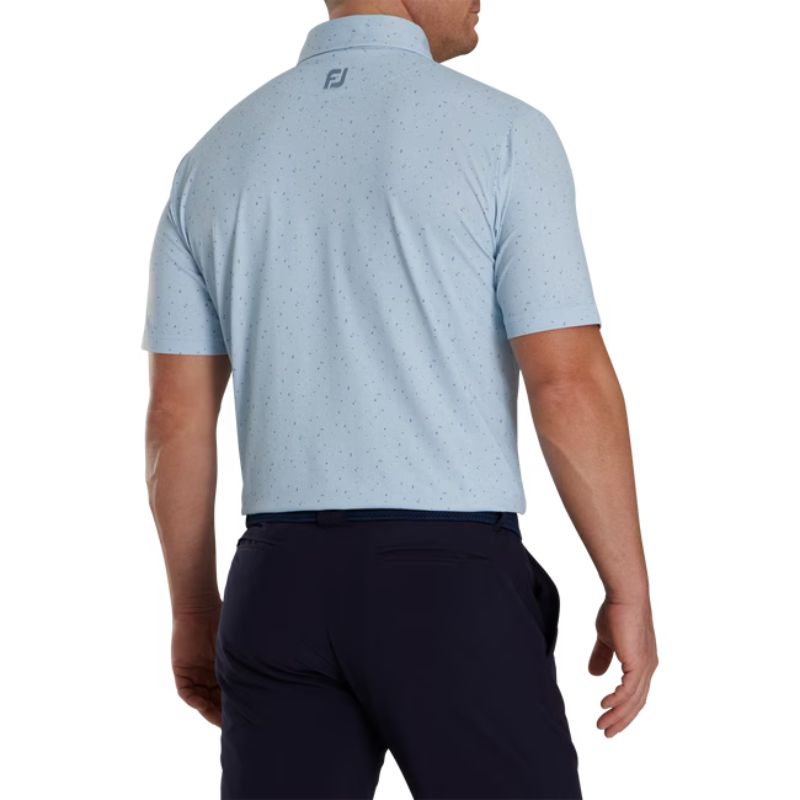 FootJoy Tweed Texture Stretch Pique Self Collar Polo Men&#39;s Shirt Footjoy   