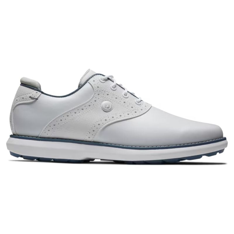 FootJoy Women&#39;s Traditions Spikeless Golf Shoe Women&#39;s Shoes Footjoy White Medium 6