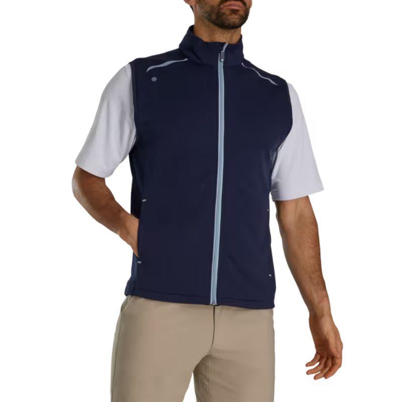 FootJoy ThermoSeries Fleece Back Vest Men&#39;s Vest Footjoy Navy MEDIUM 