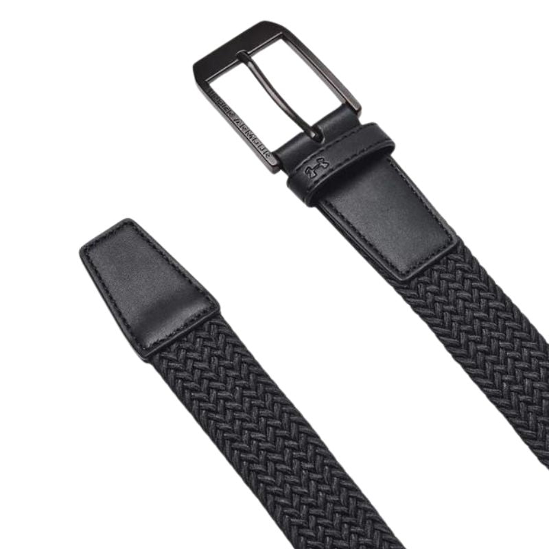 Under Armour Drive Braided Belt Belt Under Armour Black SMALL (30-32&quot;) 