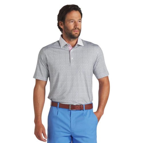 PUMA AP MATTR Iced Tea Golf Polo Men's Shirt Puma Pale Pink MEDIUM 