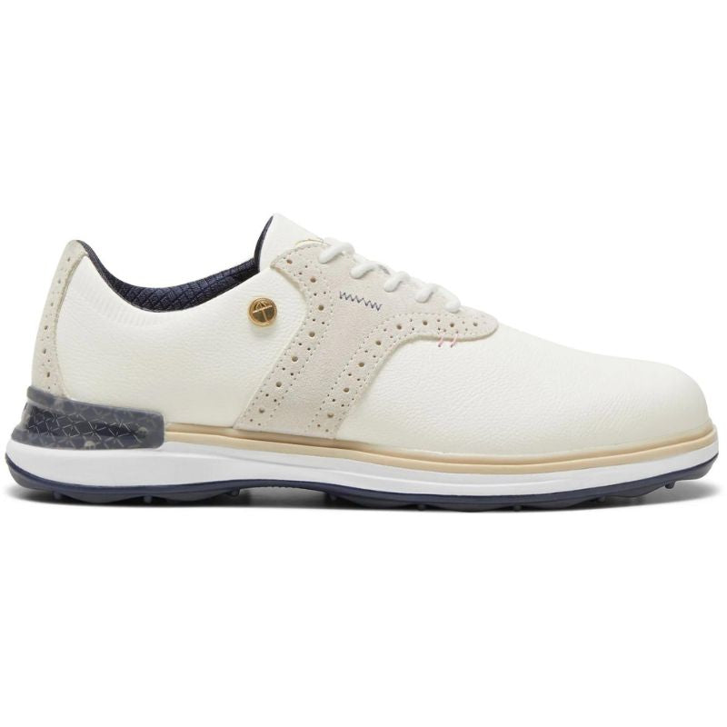 Puma AVANT Golf Shoes - Arnold Palmer Limited Edition Men&#39;s Shoes Puma Warm White/Deep Navy/Pale Pink Medium 8