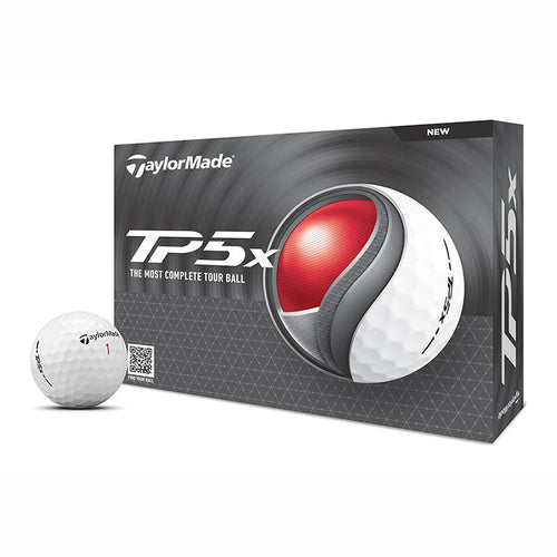 TaylorMade TP5x Golf Balls Golf Balls Taylormade White  