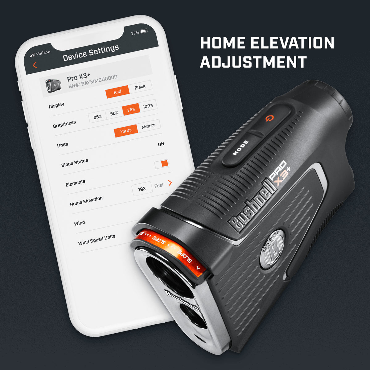 Bushnell PRO X3+ Laser Rangefinder