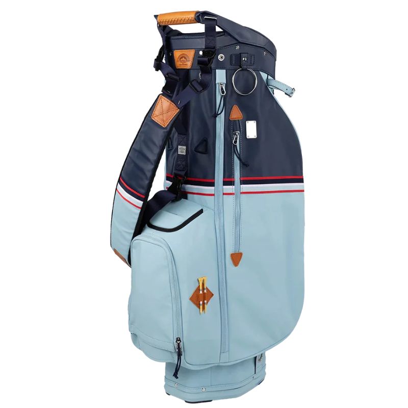 Sun Mountain 2023 Mid-Stripe Cart Bag Cart bag Sun Mountain Frost/Navy/Red  
