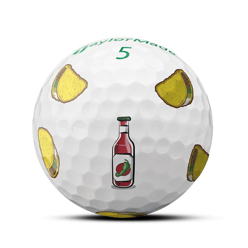 TaylorMade TP5 PIX Taco Golf Balls Golf Balls Taylormade   