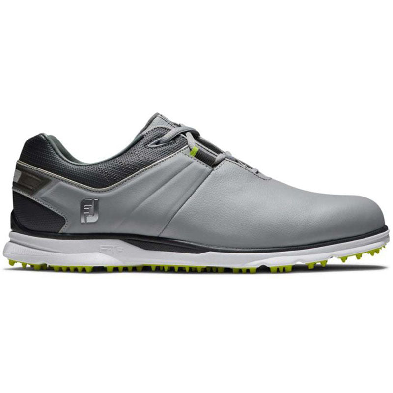 FootJoy Pro SL Golf Shoe Men&#39;s Shoes Footjoy Grey/Charcoal/Lime Medium 8.5