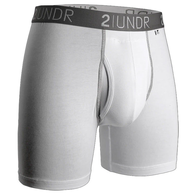 2UNDR Swing Shift Boxer Brief Underwear 2UNDR White MEDIUM 