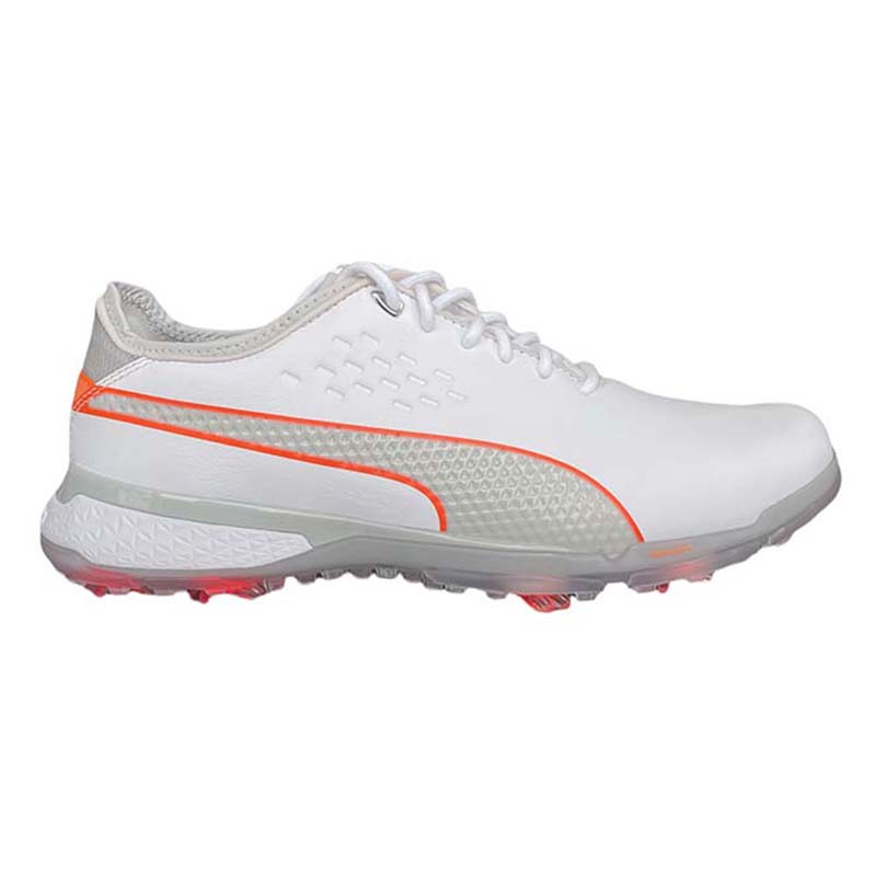 Puma PROADAPT DELTA Golf Shoes - Previous Season Men&#39;s Shoes Puma White/Orange Medium 7