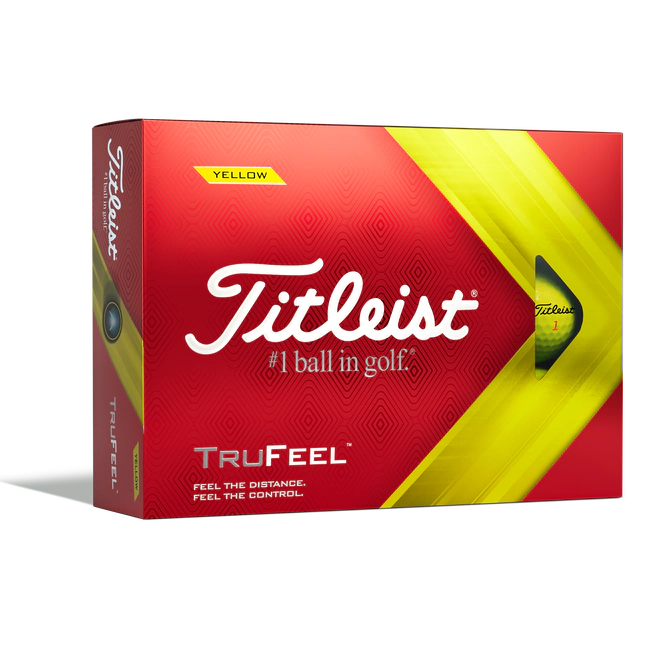 Titleist TruFeel Golf Balls - Previous Season Golf Balls Titleist Yellow  