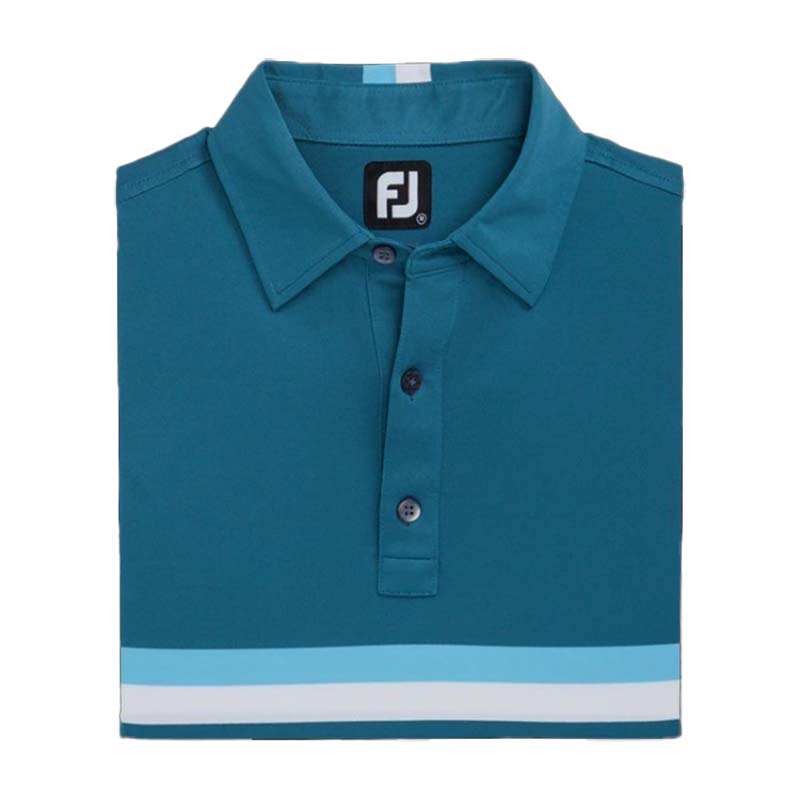 FootJoy Double Chest Band Pique Polo - Previous Season Style Men&#39;s Shirt Footjoy   