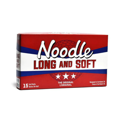 Noodle Long & Soft Golf Ball - 15-Pack Golf Balls Noodle   