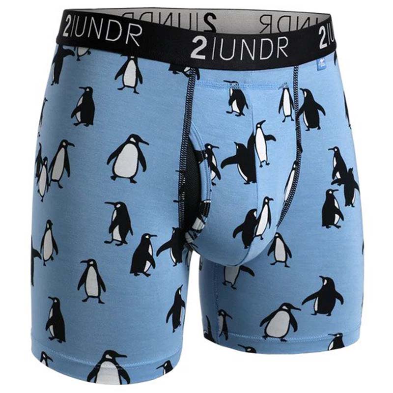 2UNDR Swing Shift Boxer Brief Underwear 2UNDR Penguins MEDIUM 