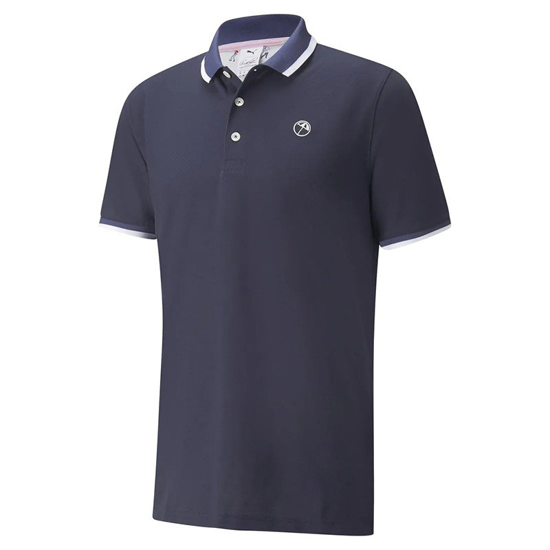 Puma Signature Tipped Golf Polo Men&#39;s Shirt Puma Navy SMALL 