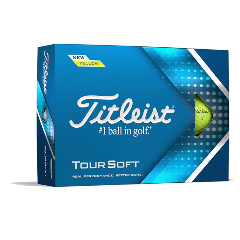 Titleist Tour Soft Golf Balls - Previous Season Golf Balls Titleist Yellow  