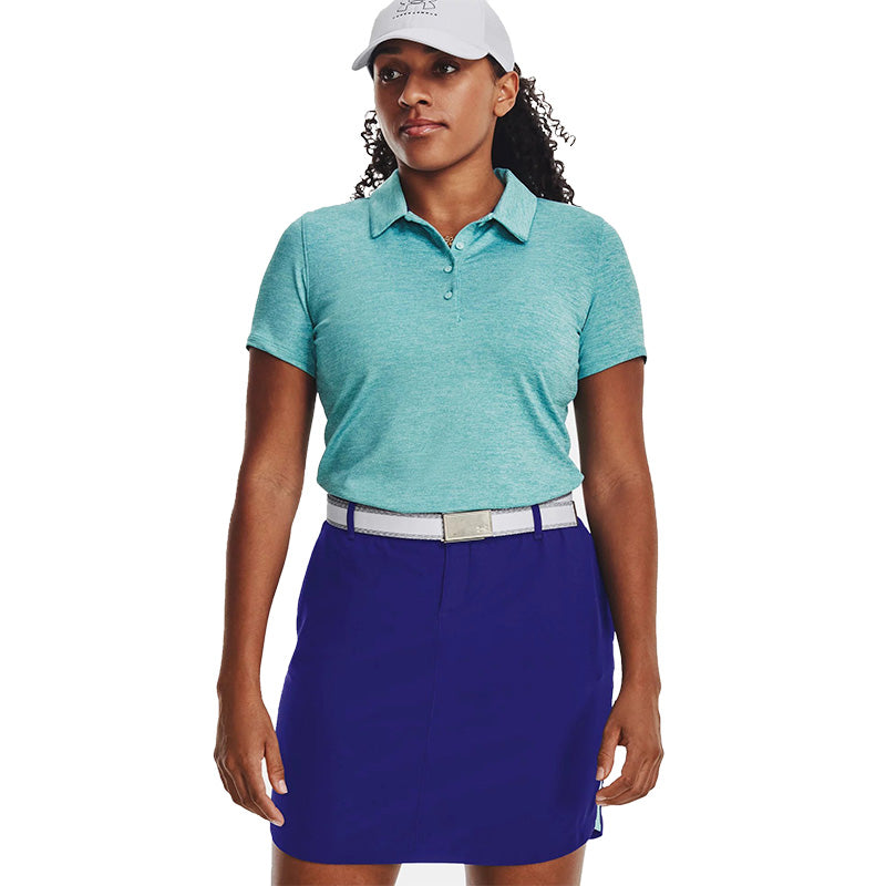 Under Armour Women&#39;s Playoff Short Sleeve Polo - Previous Season Women&#39;s Shirt Under Armour Blue SMALL 