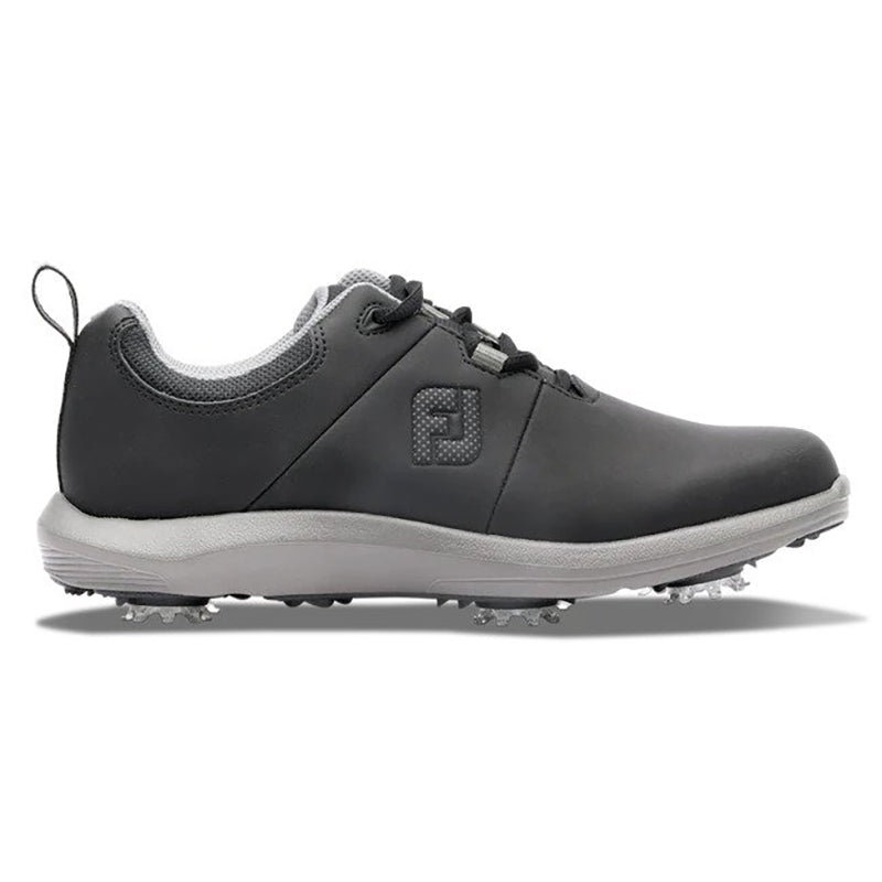 FootJoy Women&#39;s eComfort Spiked Golf Shoe Women&#39;s Shoes Footjoy Black/Charcoal Medium 6