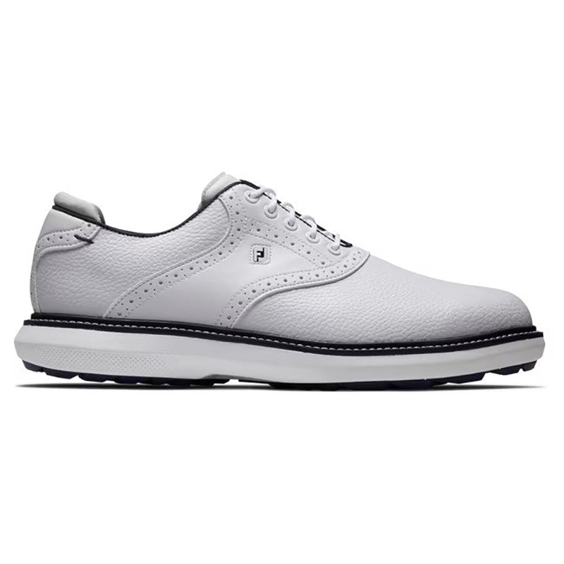 FootJoy 2023 Traditions Spikeless Golf Shoe Men&#39;s Shoes Footjoy White Medium 7
