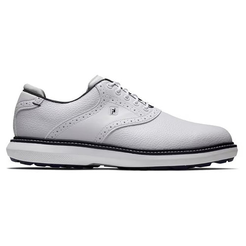 FootJoy 2023 Traditions Spikeless Golf Shoe Men's Shoes Footjoy White Medium 7