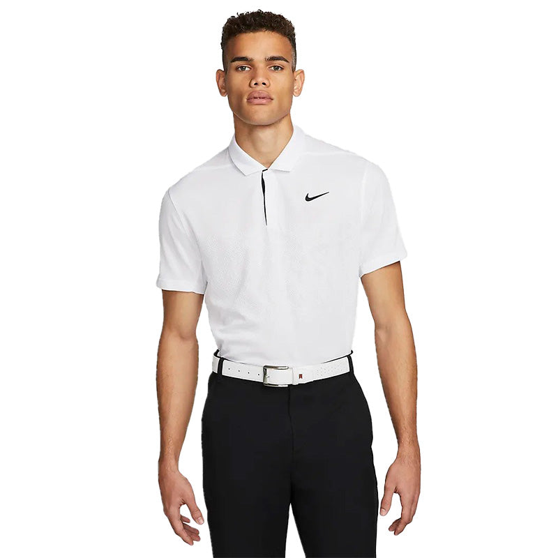 Nike Dri-FIT ADV Tiger Woods Golf Polo Men&#39;s Shirt Nike White MEDIUM 