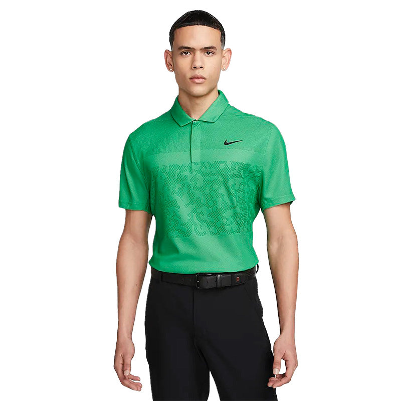 Nike Dri-FIT ADV Tiger Woods Golf Polo Men&#39;s Shirt Nike Green MEDIUM 