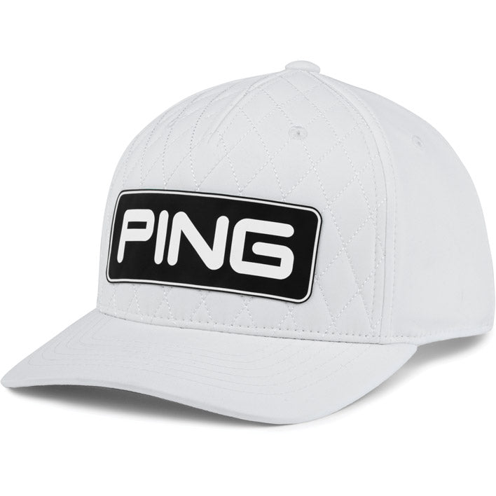 PING Heritage Tour Snapback Hat Ping White  
