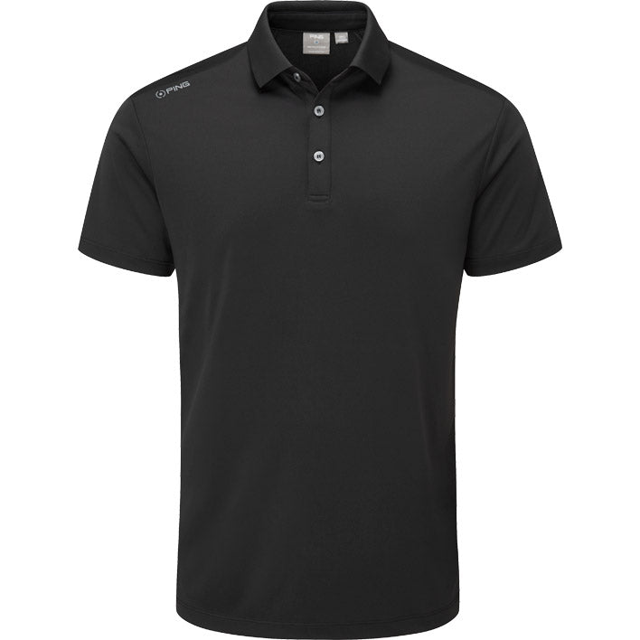 PING Lindum Polo Men&#39;s Shirt Ping Black SMALL 