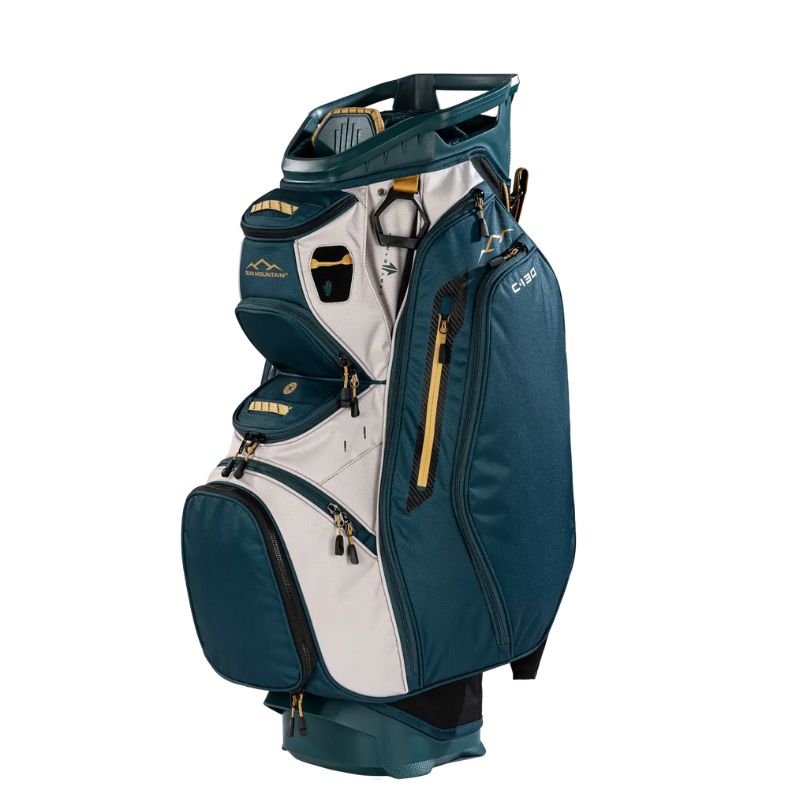 Sun Mountain 2026 C-130 Cart Bag Black Pond Sand