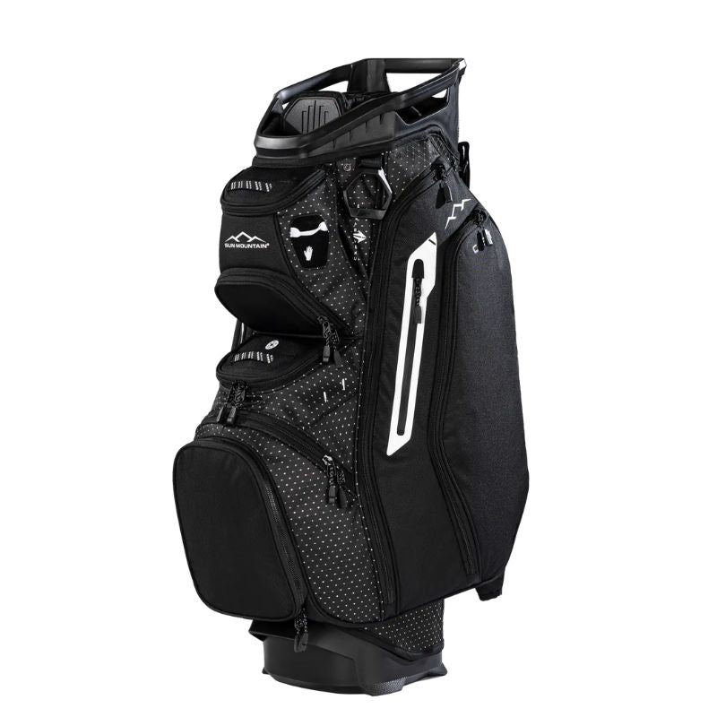 Sun Mountain 2026 C-130 Cart Bag Black Diamond Black
