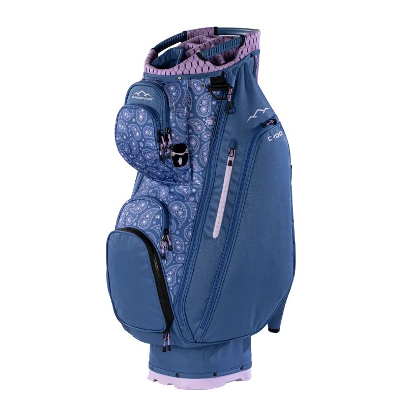 Sun Mountain 2026 C-100 Cart Bag Sport Paisley Lavender