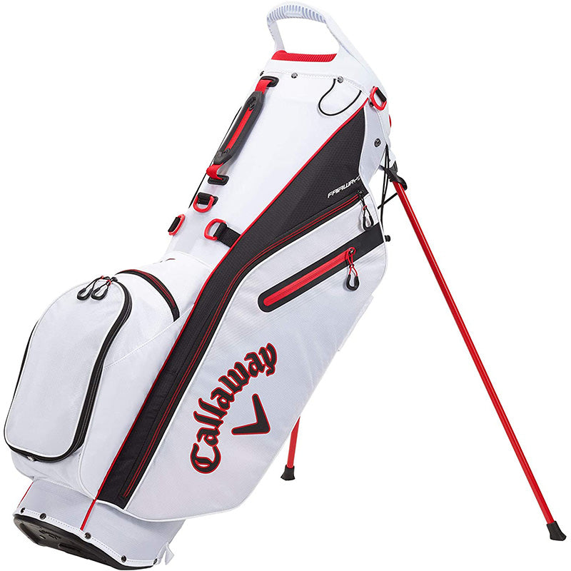 Callaway 2021 Fairway C Double Strap Stand Bag Stand Bag Callaway White/Black/Red