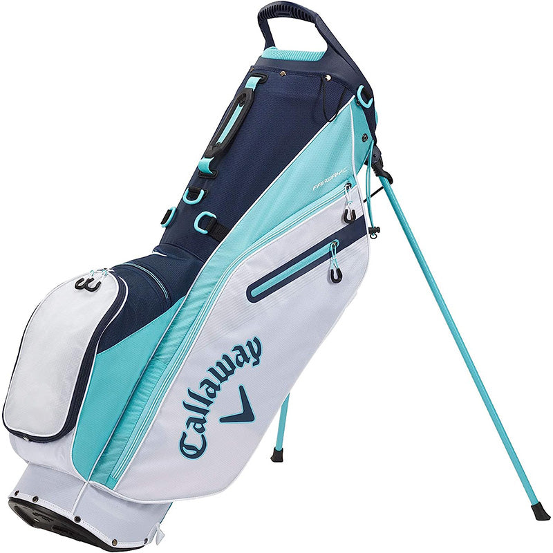 Callaway 2021 Fairway C Double Strap Stand Bag Stand Bag Callaway White/Blue/Navy  