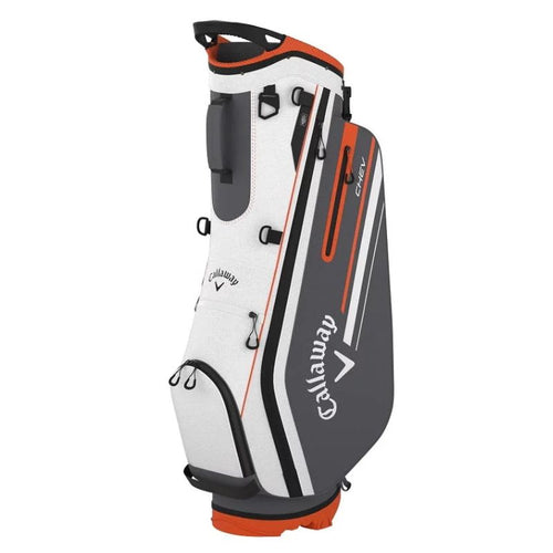 Callaway 2024 Chev Stand Bag White Charcoal Orange