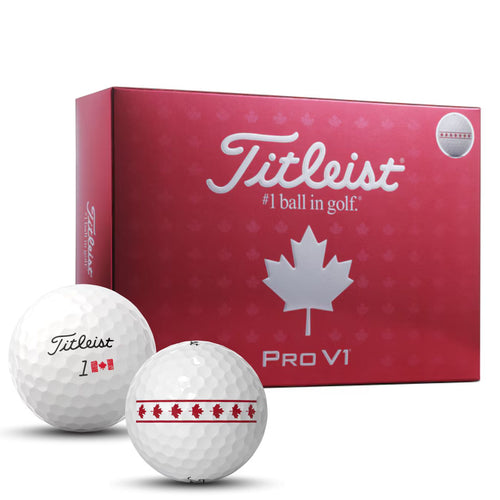 Titleist Pro V1 Canada Golf Balls - Special Edition Canada