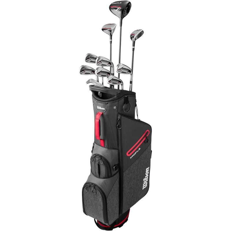 Wilson 2025 Men&#39;s PROFILE Complete Set - Stand Bag - Long (+1&quot;)