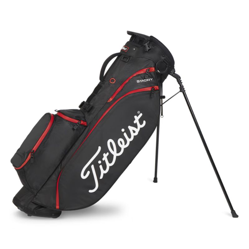 Titleist Players 4 StaDry Stand Bag Black Red