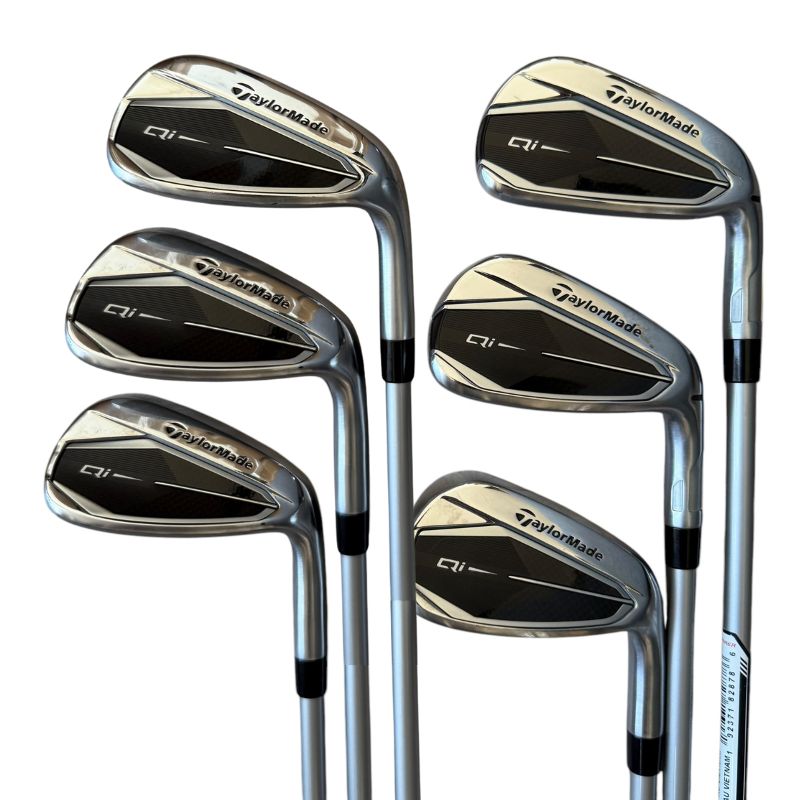 TaylorMade Women&#39;s Qi10 Iron Set - 7-PW, AW, SW - Used Right Ladies Graphite - Fujikura Speeder NX TCS 40
