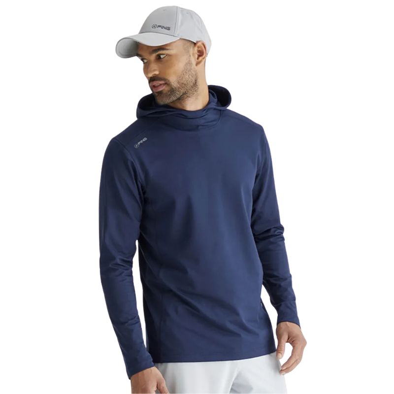 PING CEB Fleece Lightweight Hoodie Navy