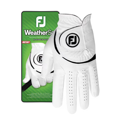 FootJoy WeatherSof Golf Glove - Buy 3 Gloves Get 1 Free White