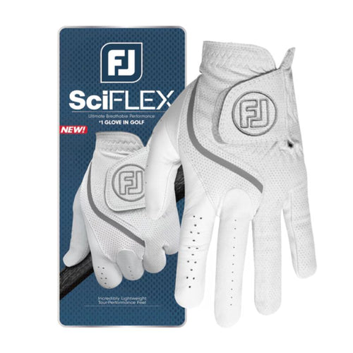 FootJoy SciFlex Golf Glove - Buy 3 Gloves Get 1 Free Pearl White