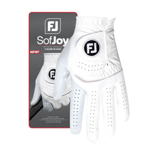 FootJoy SofJoy Golf Glove - Buy 3 Gloves Get 1 Free Pearl White