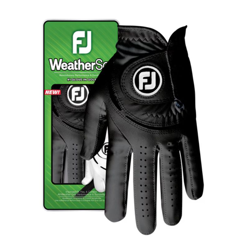 FootJoy WeatherSof Golf Glove - Buy 3 Gloves Get 1 Free Black